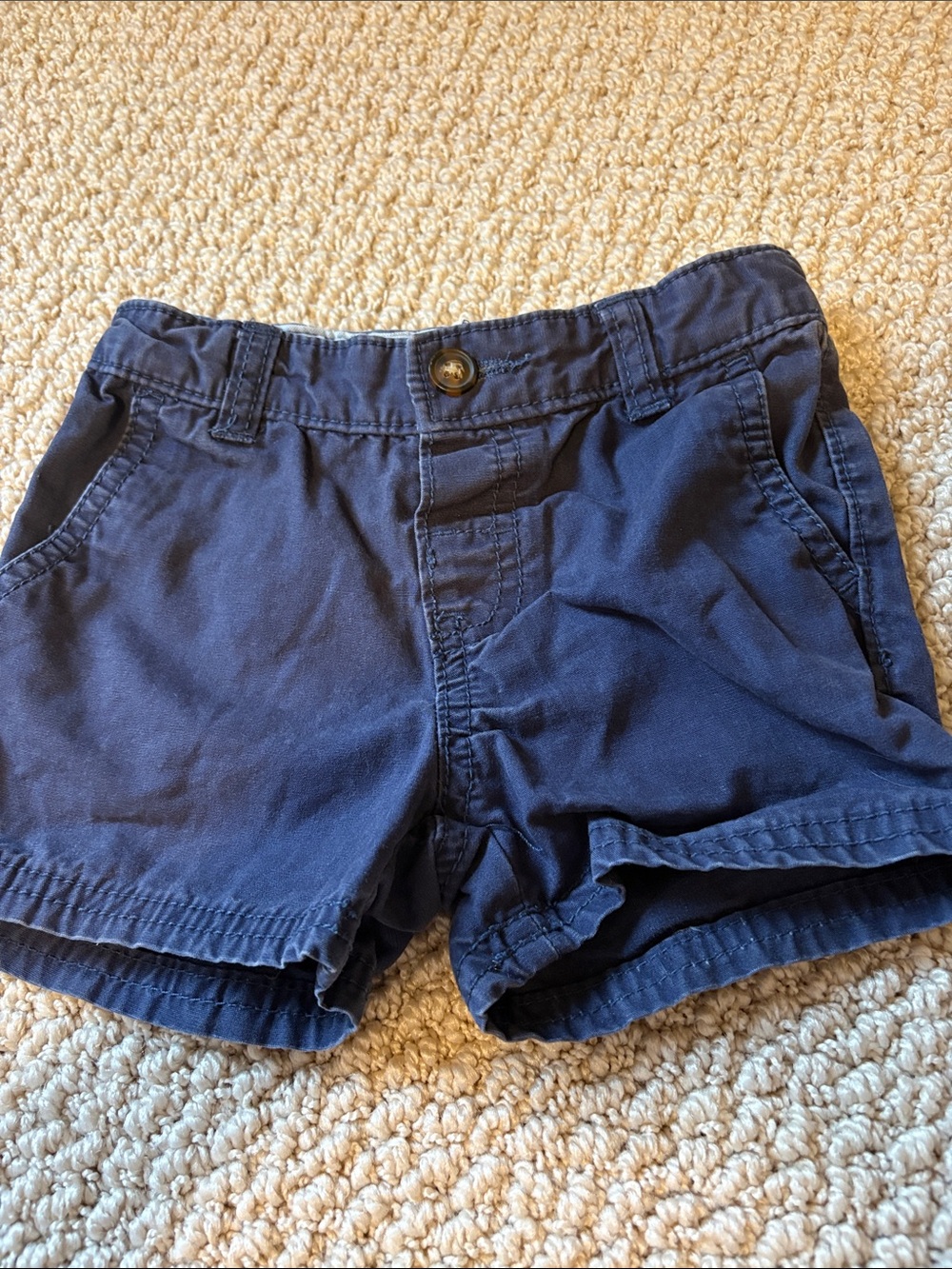 Carter's Navy Cotton Toddler Shorts